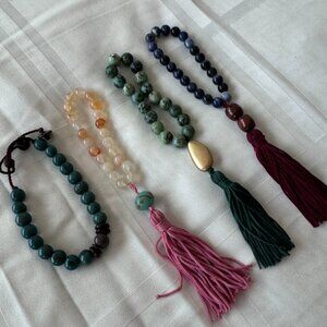 Beaded Bracelets with tassels